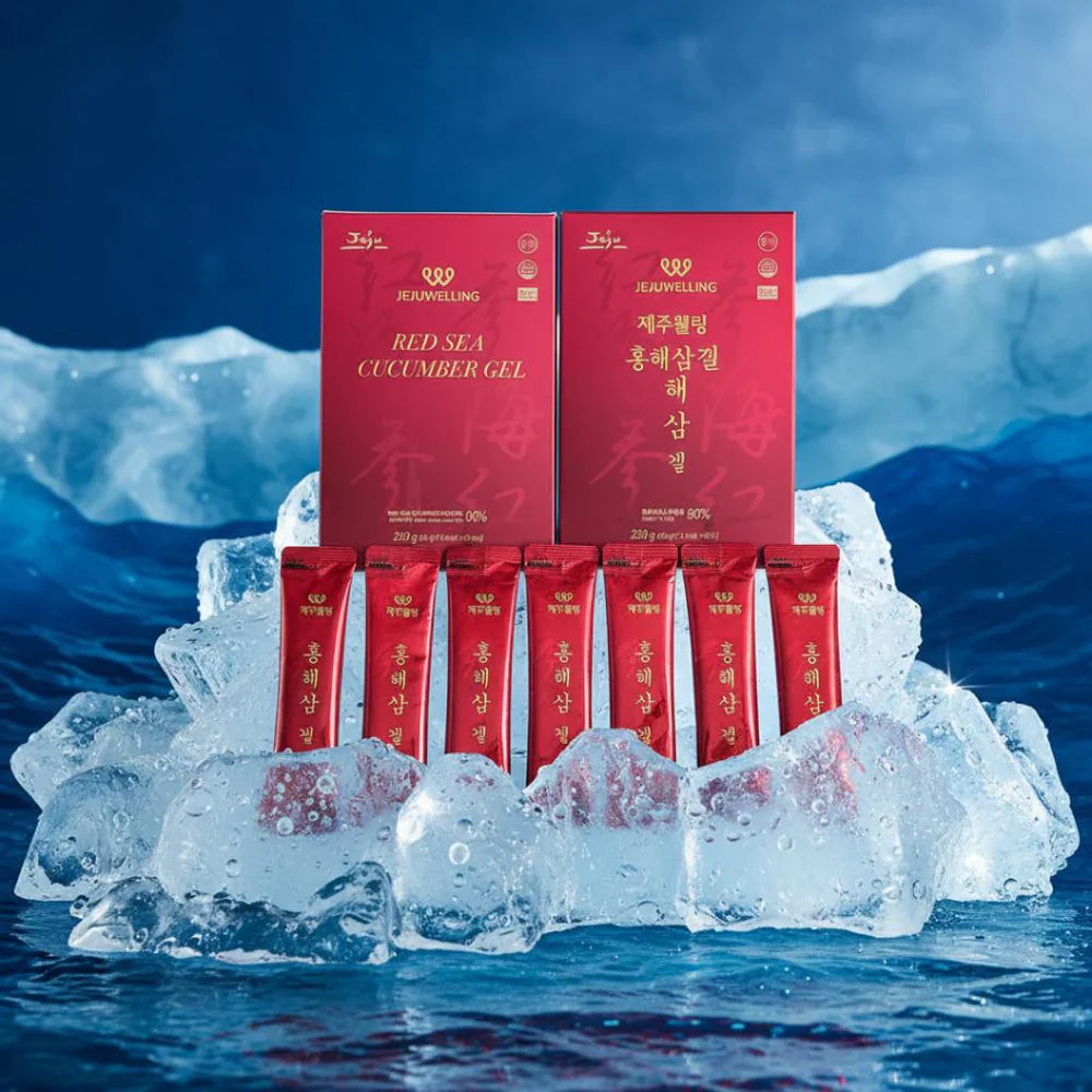 JEJUWELLING 韓國濟州島紅海參修復膠-60支入 「加拿大區預售中並一月底發貨，香港區贈送一包阿里山烏龍茶」