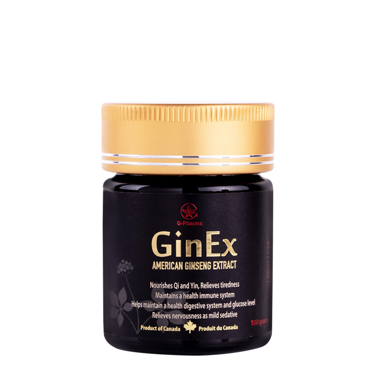 GinEx® 西洋参黑膏滋 (纯膏剂-100g)